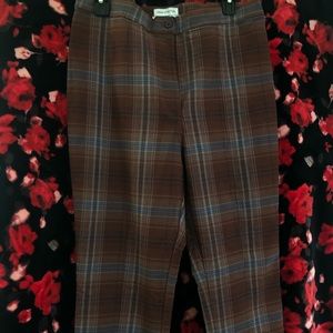 UO Tessa Plaid Notched Pant